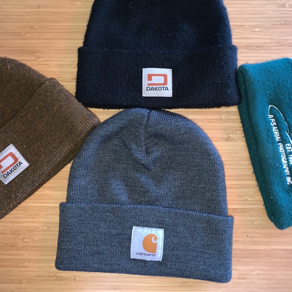 Assorted beanies